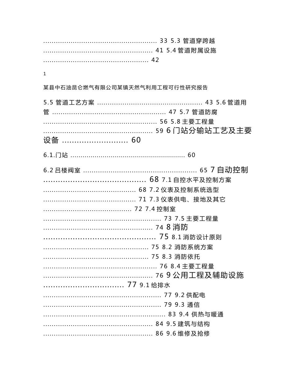 天然气利用工程可行性研究报告_第2页