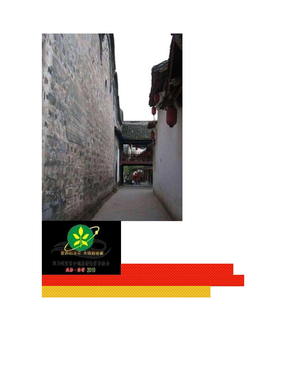 旅游投资洽谈会策划书_第1页