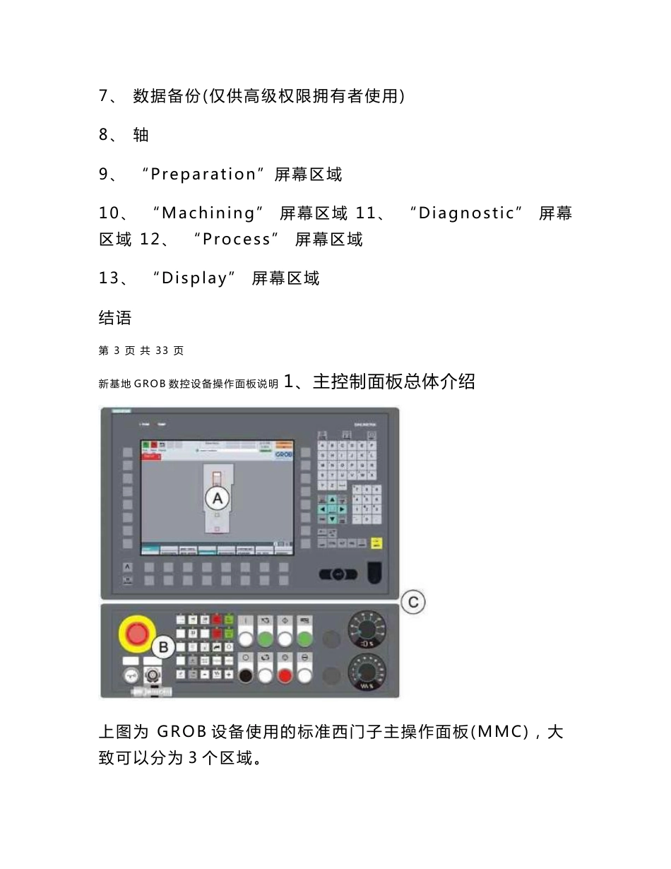 西门子840D数控加工设备操作面板说明-hc_第2页