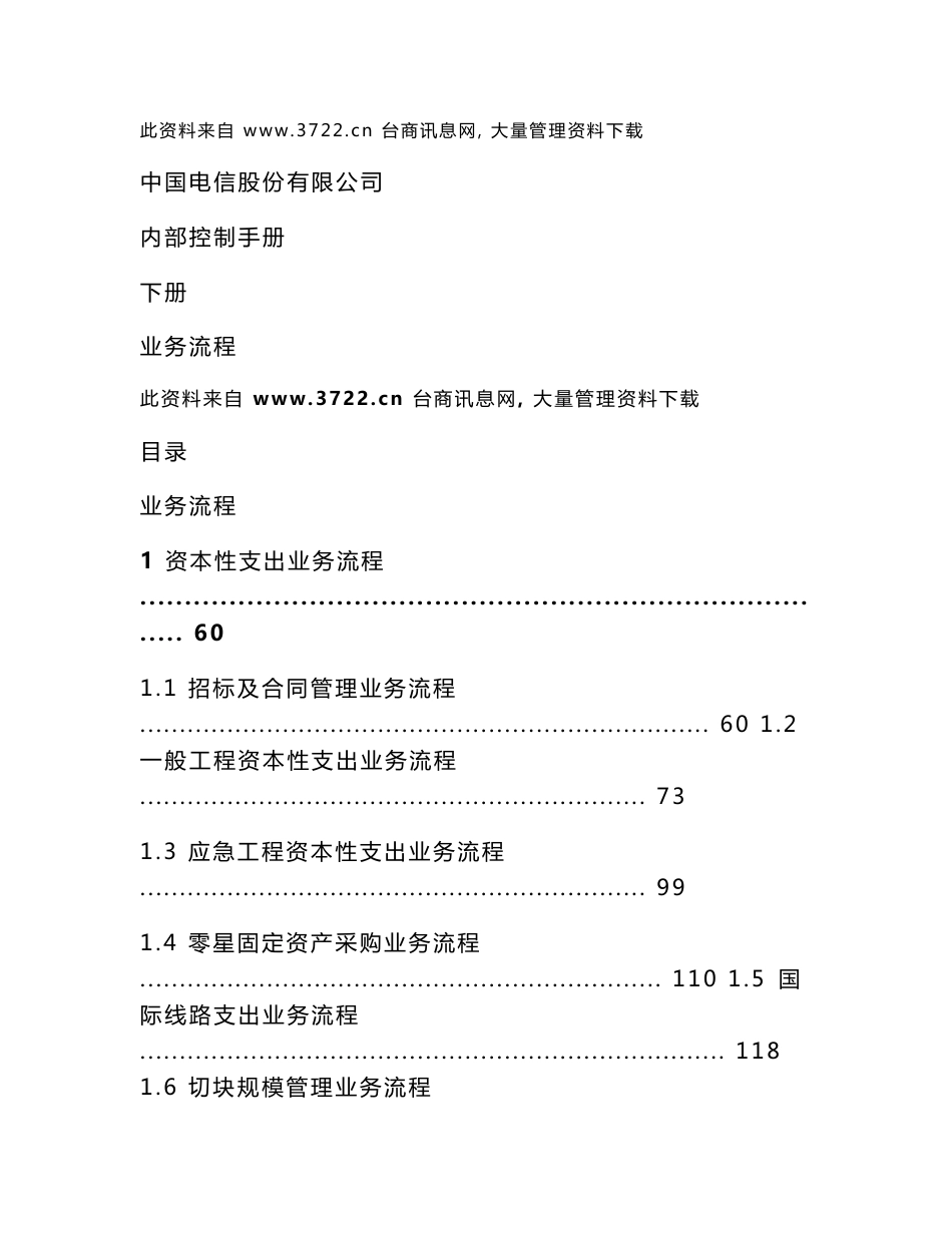 某某有限公司内部控制手册_第1页
