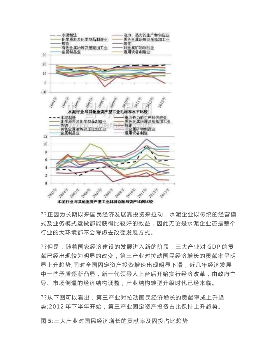 水泥企业产业链延伸战略定位思考._第3页