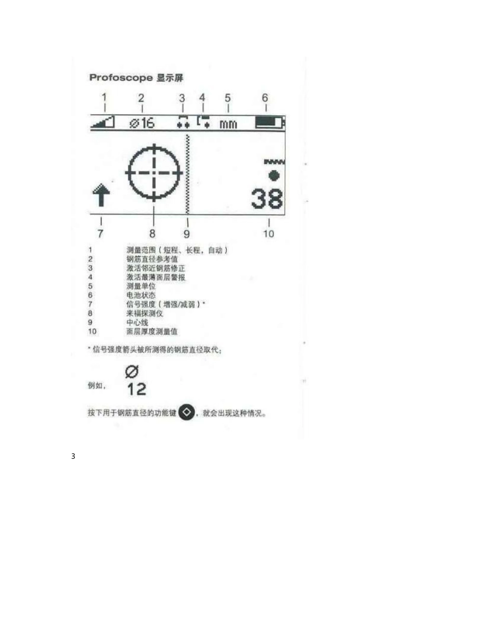 钢筋定位探测仪 说明书_第3页