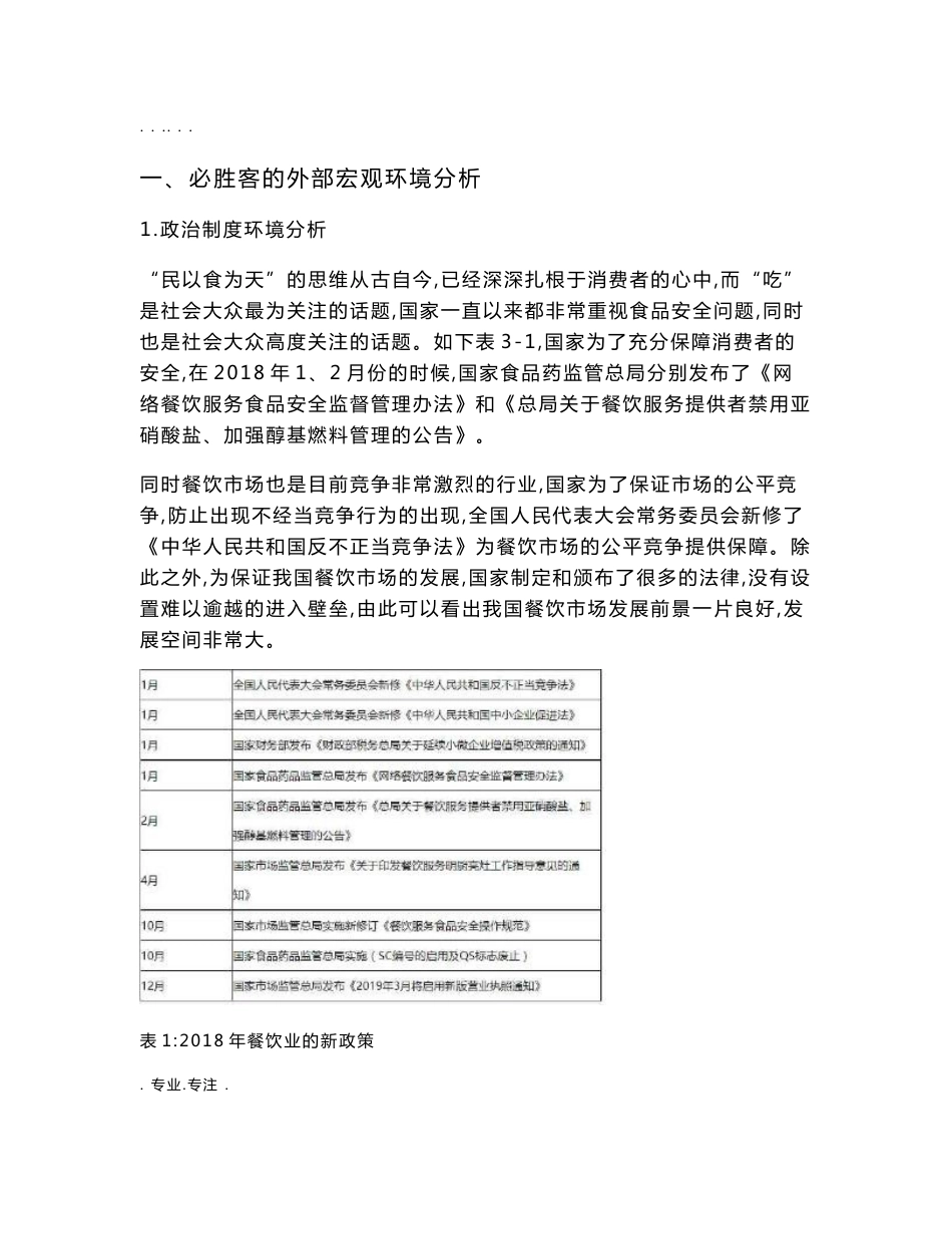 必胜客服务营销策略分析报告_第1页