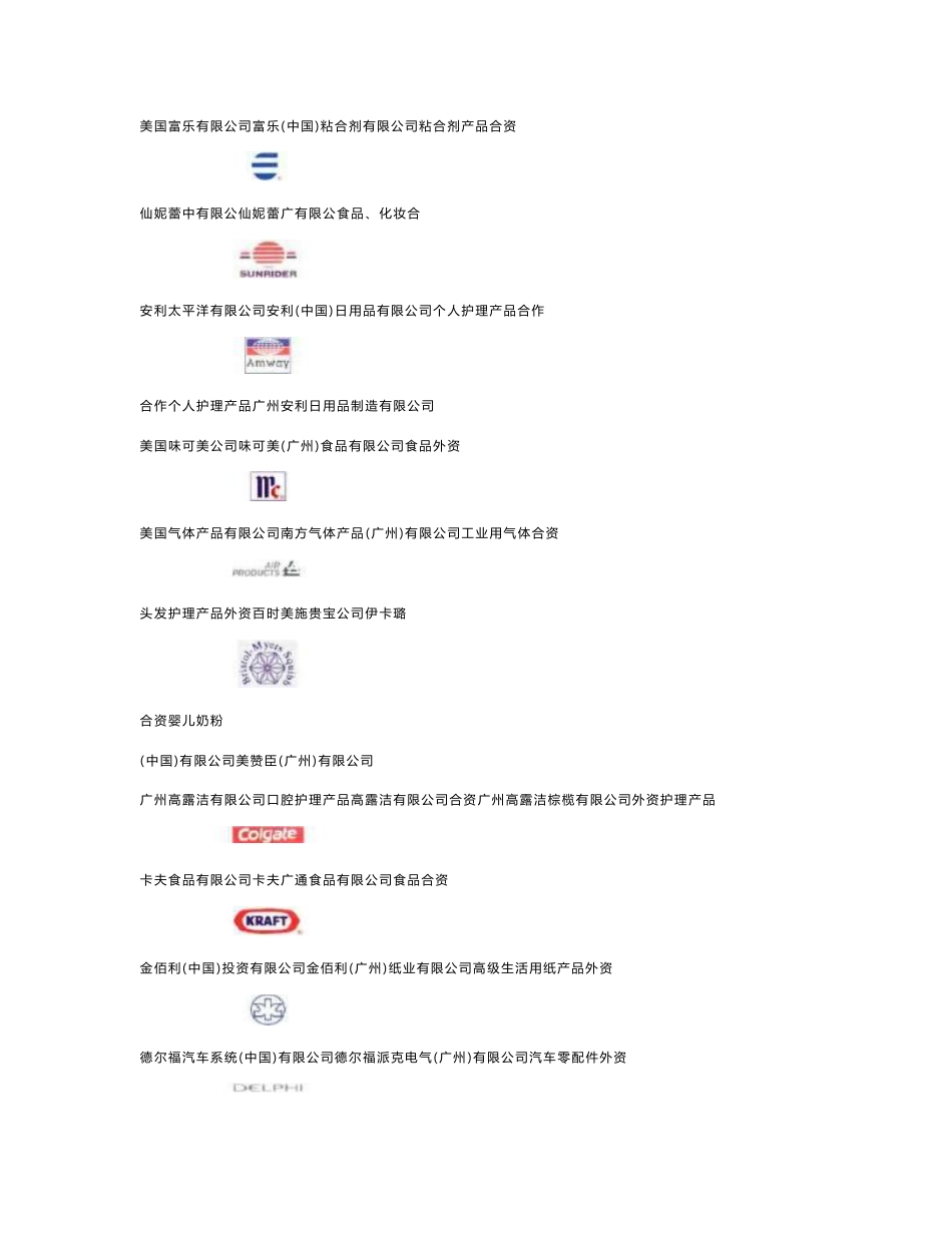 广州开发区跨国企业名录表_第2页