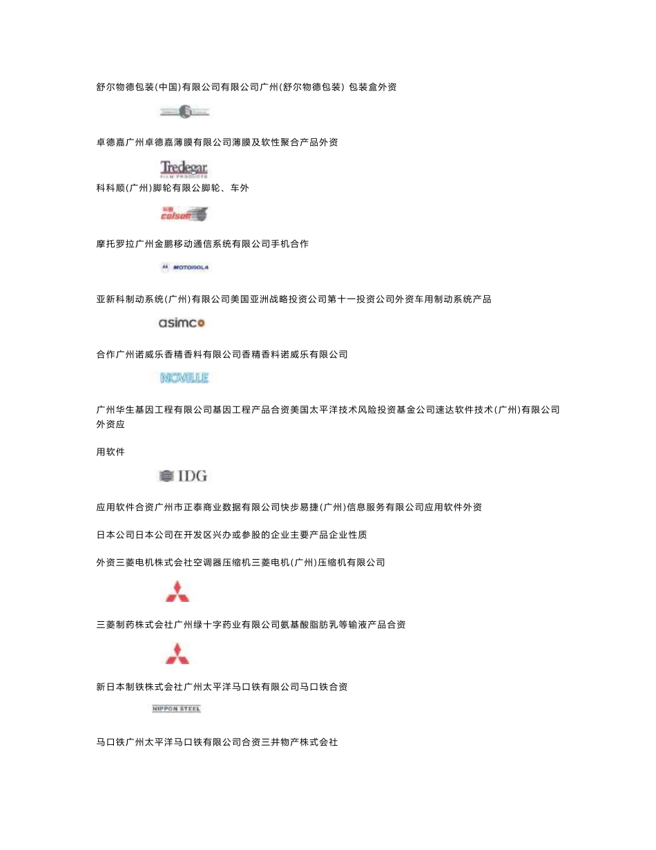 广州开发区跨国企业名录表_第3页