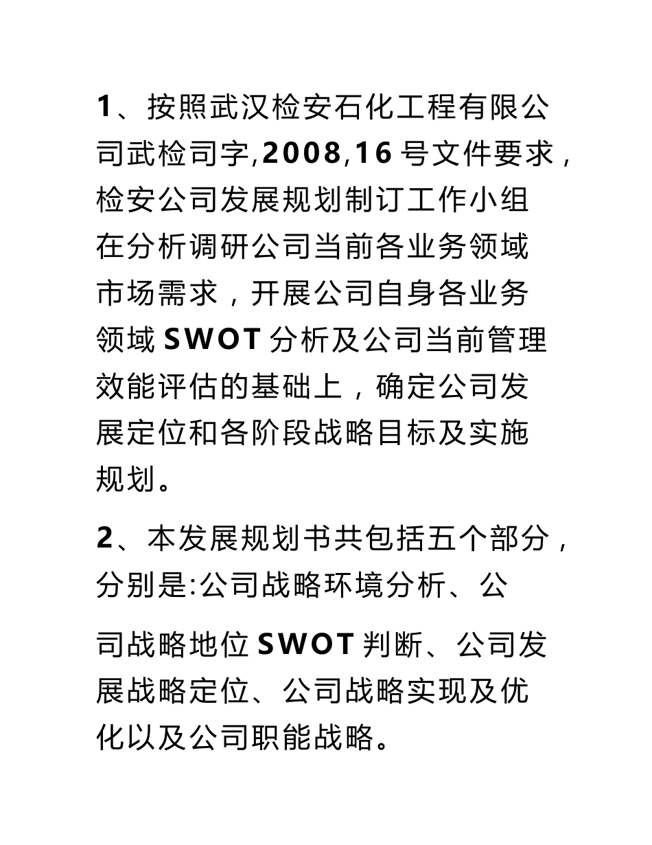 公司企业发展与规划计划书范例_第2页