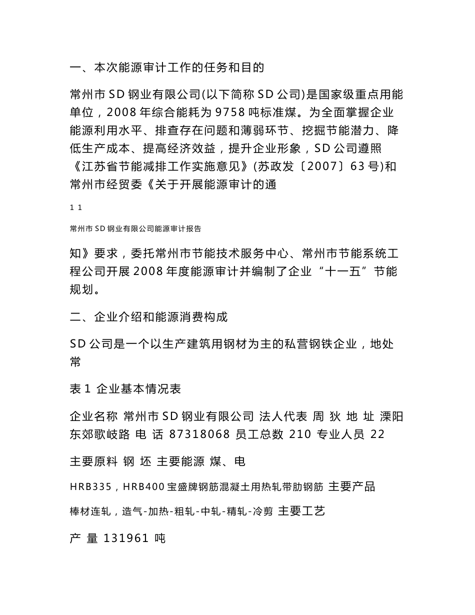 化工、化肥、纸业、水泥、钢铁、印染等行业能源审计报告汇总（经典精品）2_第2页