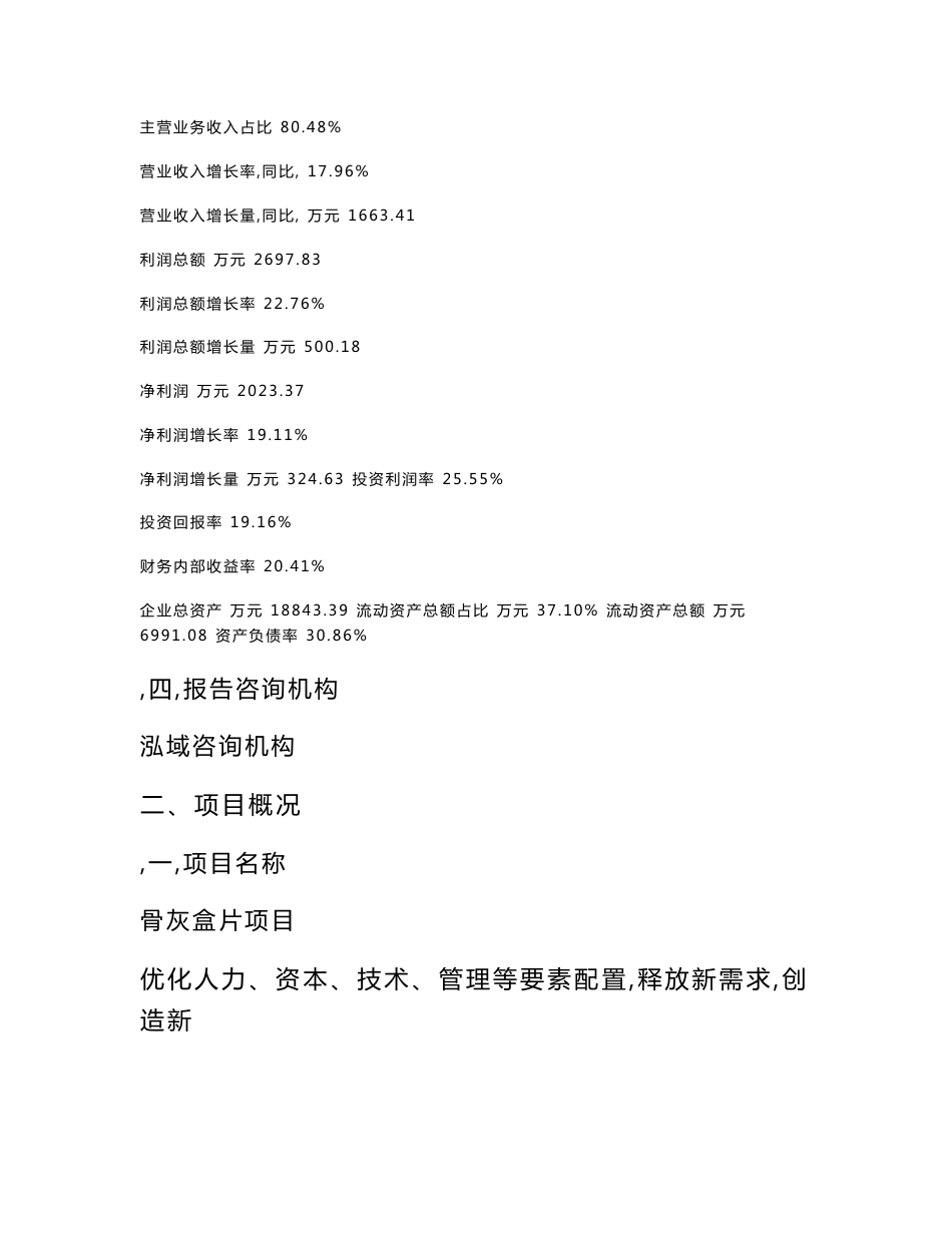 骨灰盒片项目立项申请报告范文_第3页