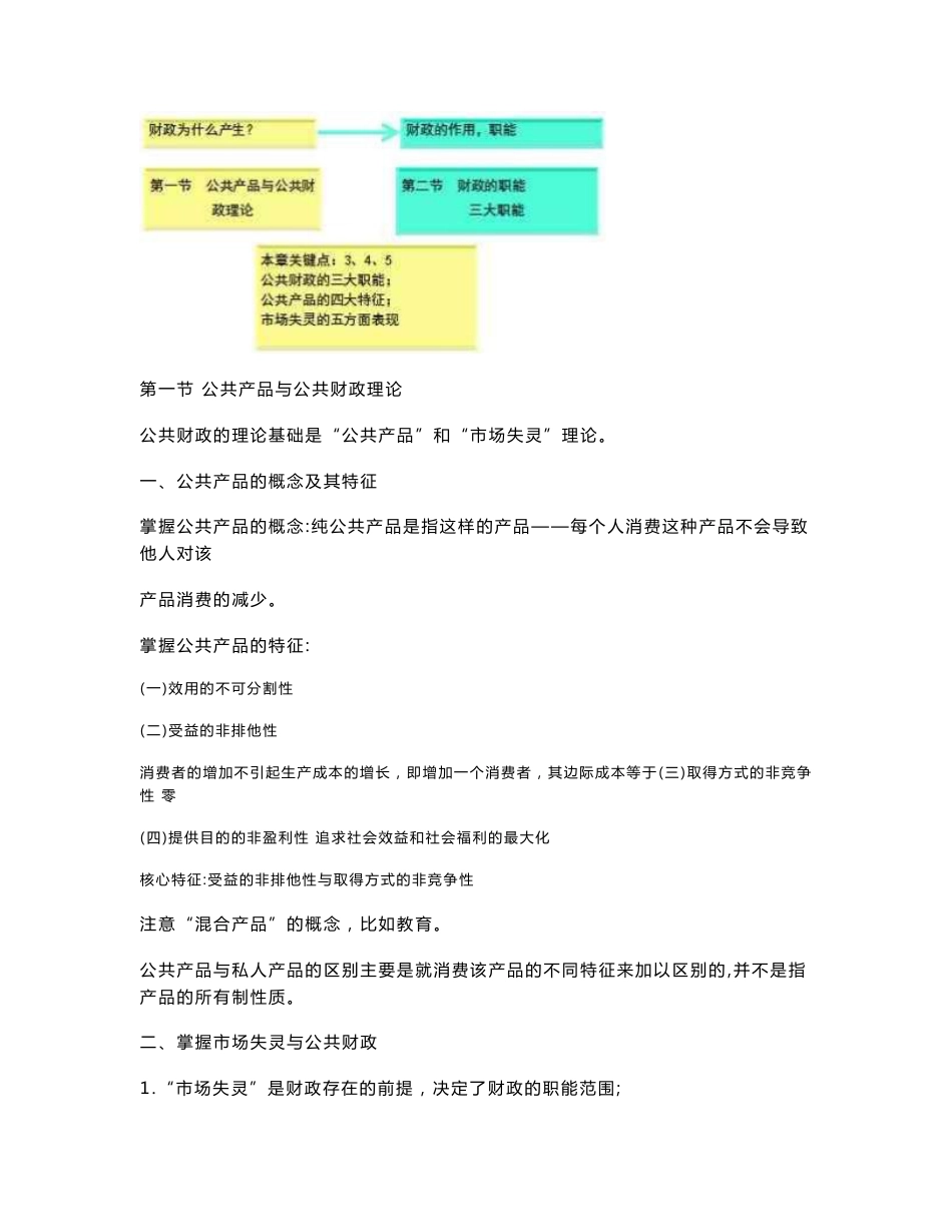 中级经济师考试财政税收专业知识与实务个人学习笔记精编知识点小抄掌握必过_第2页