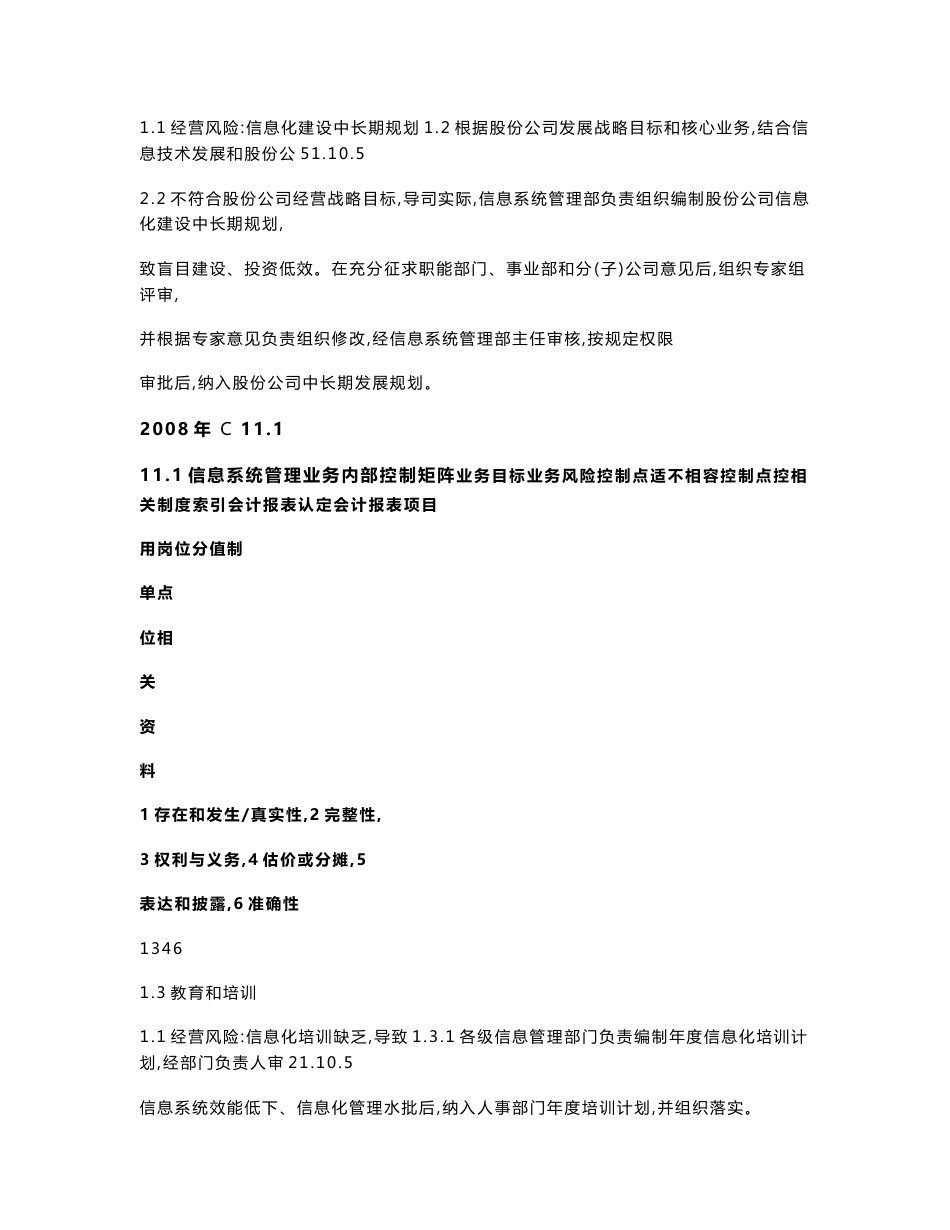 中石化全套内部控制系统制度信息管理系统文件_第2页