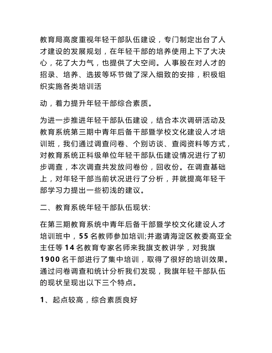 教育系统人才调研报告_第3页