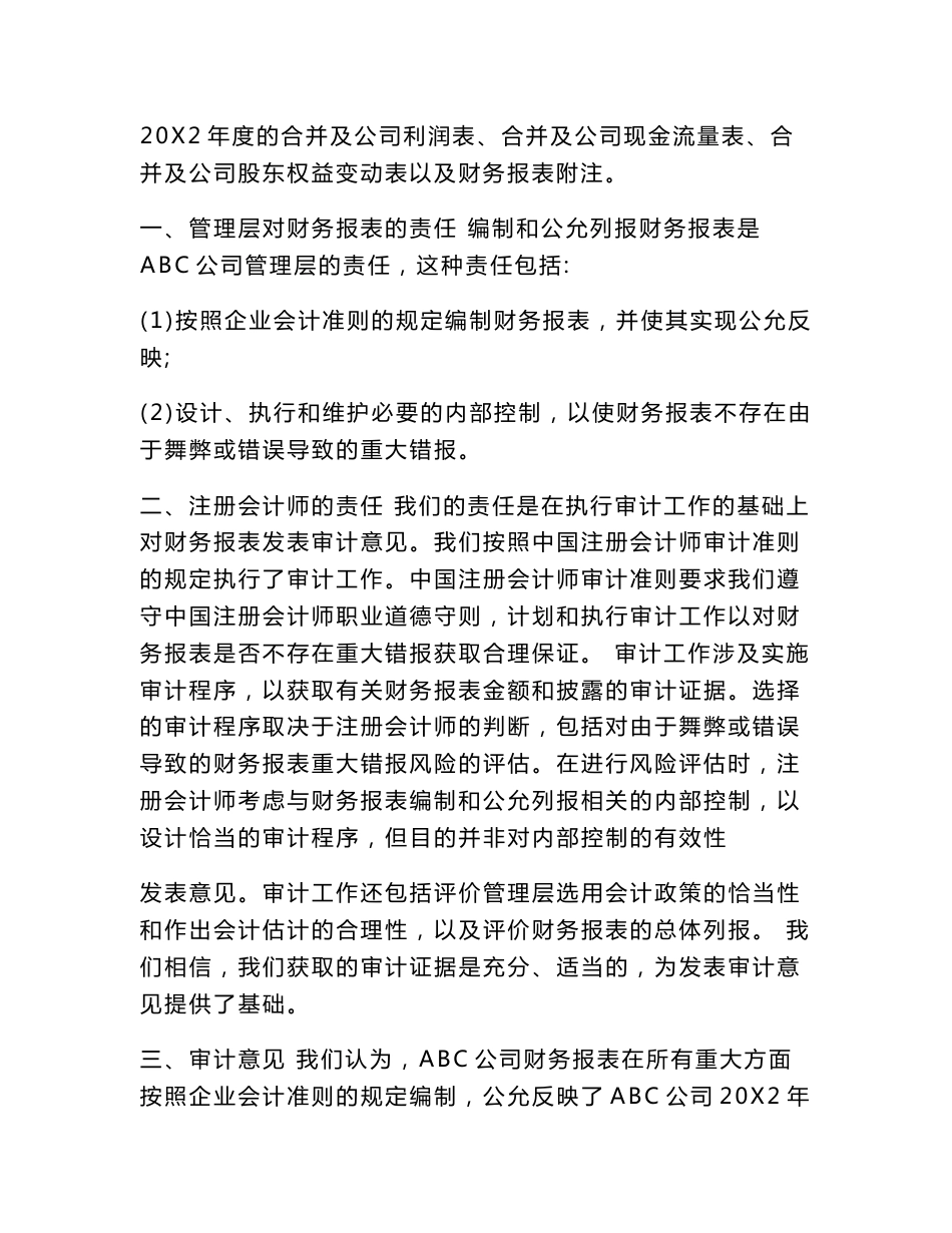 审计报告字体格式_第3页