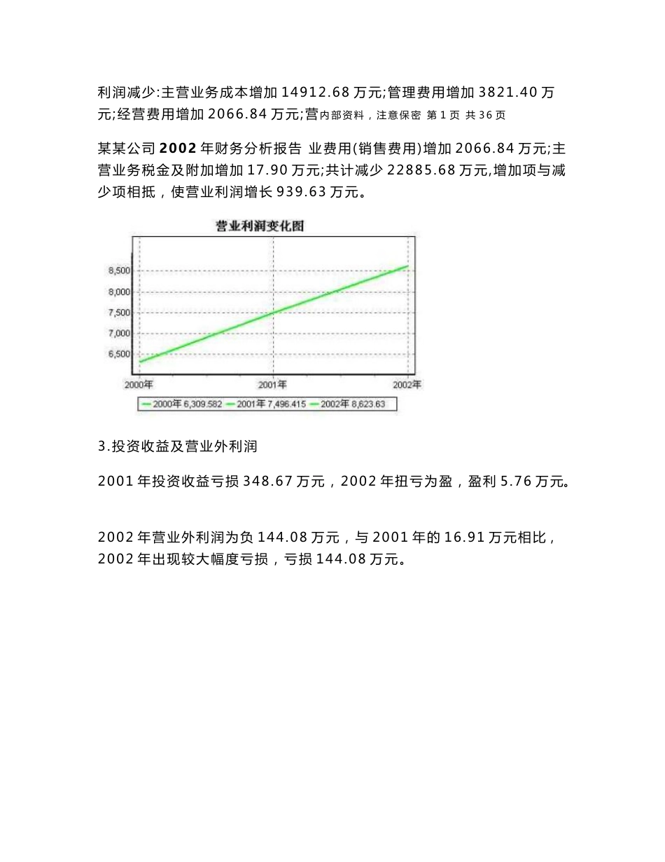 财务分析报告模板全集5_第2页