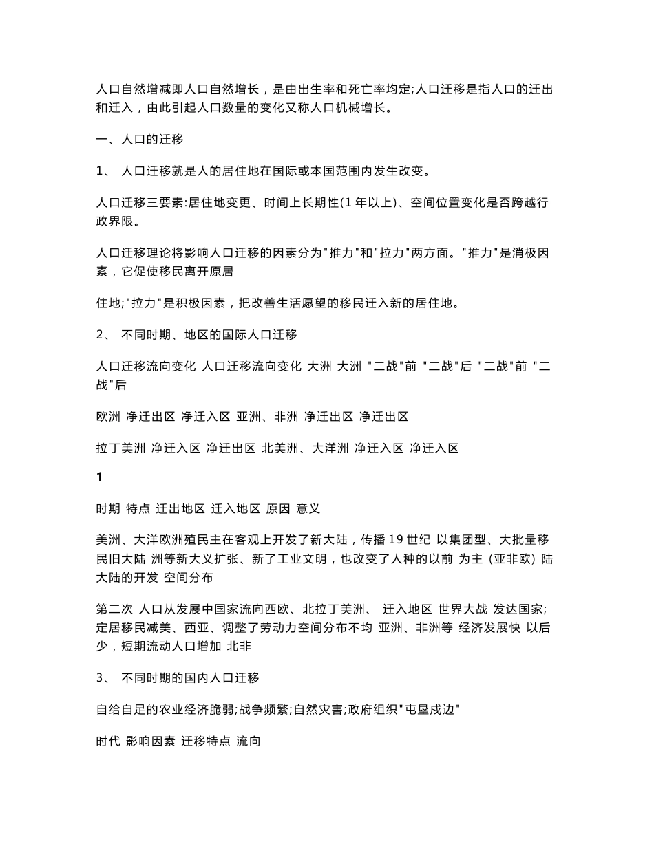 高中地理必修二知识点总结_第3页