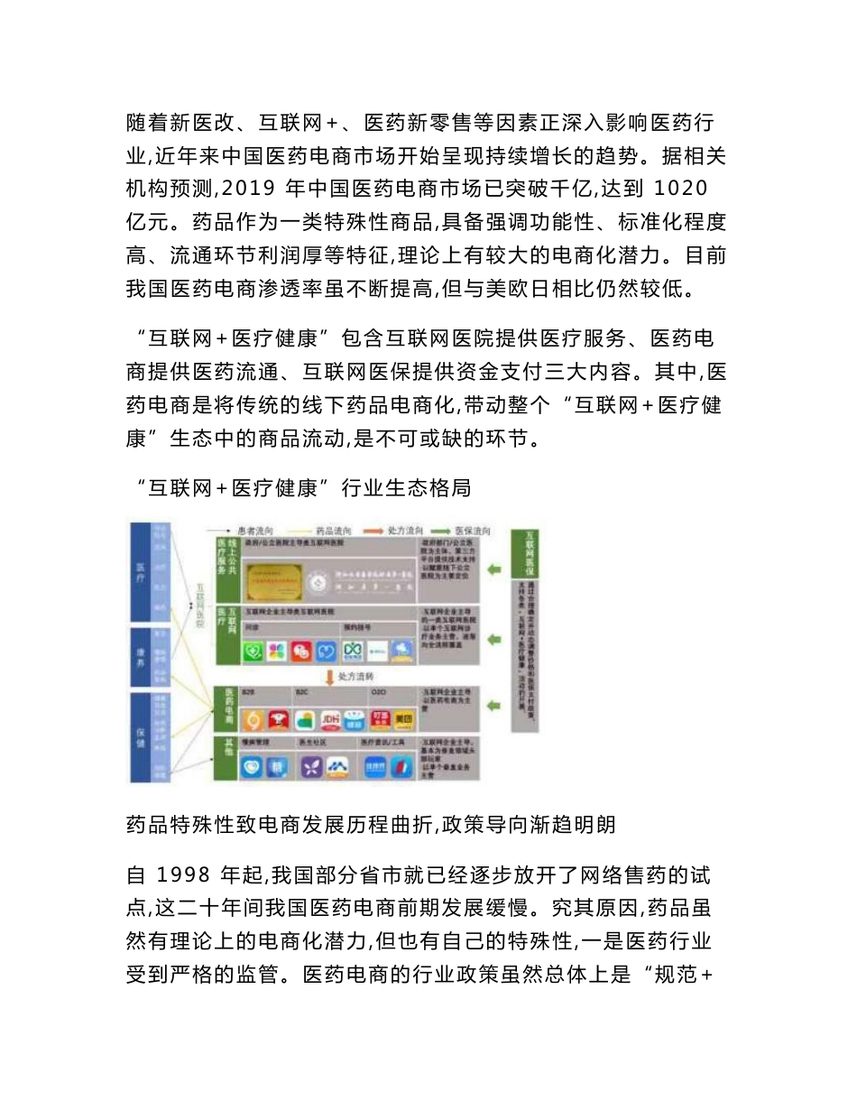 医药电商项目可行性研究报告-2020年“互联网+医疗健康”重点项目_第2页