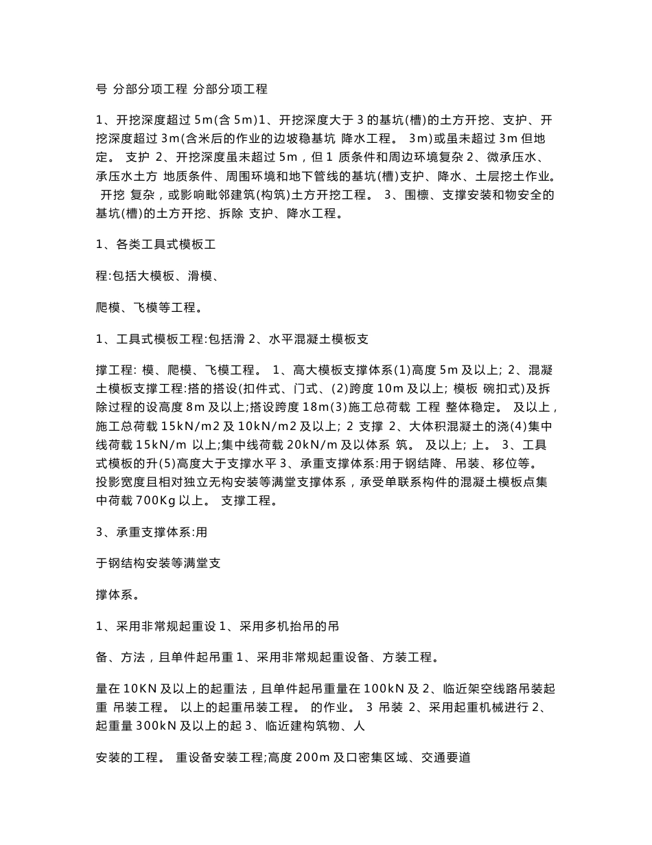 13 危大的分部分项工程监理作业指导书_第3页