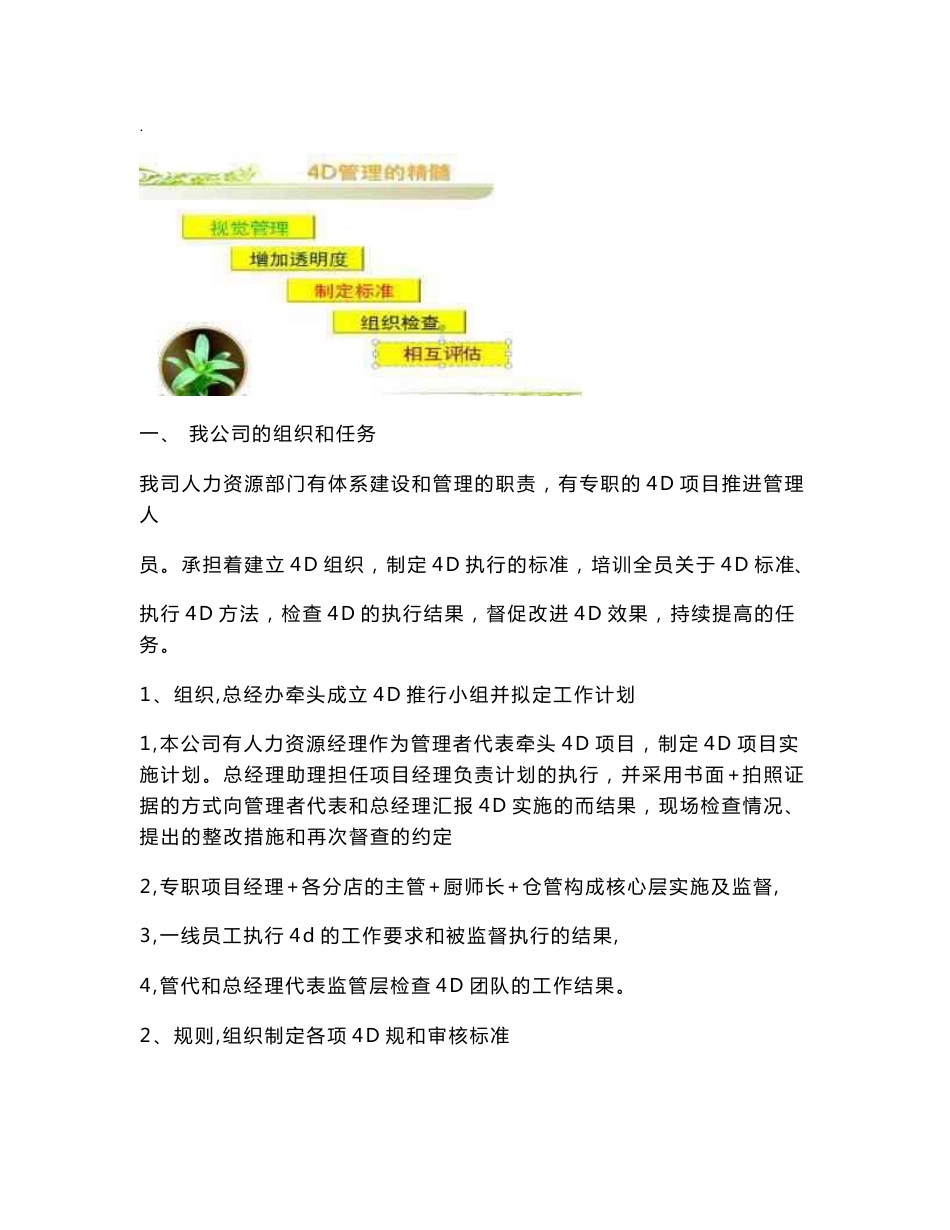 4d餐饮实施方案_第2页