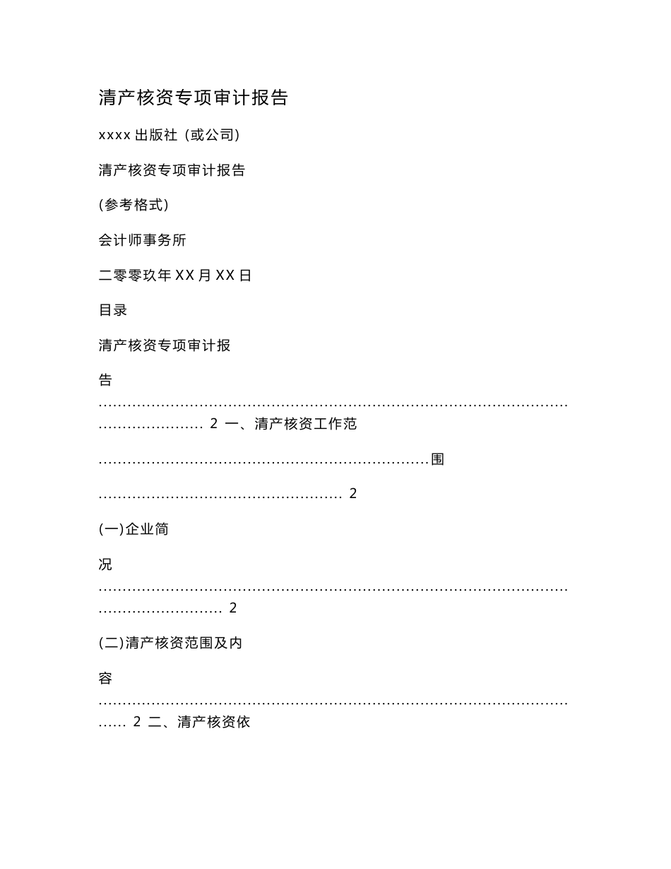 清产核资专项审计报告.doc_第1页