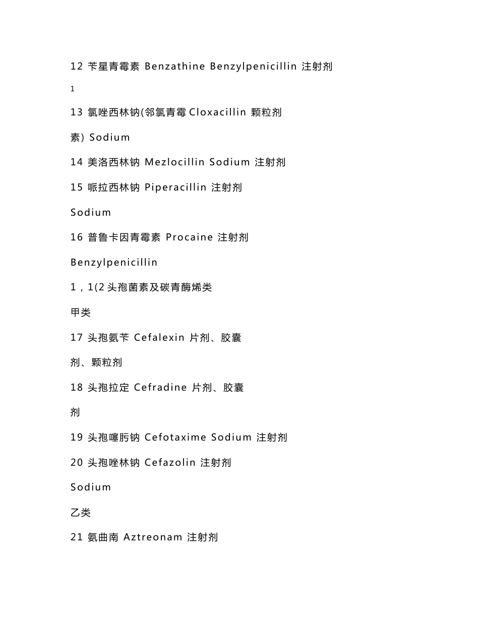 【2017年整理】国家基本医疗保险药品目录(报销分类详细)_第3页
