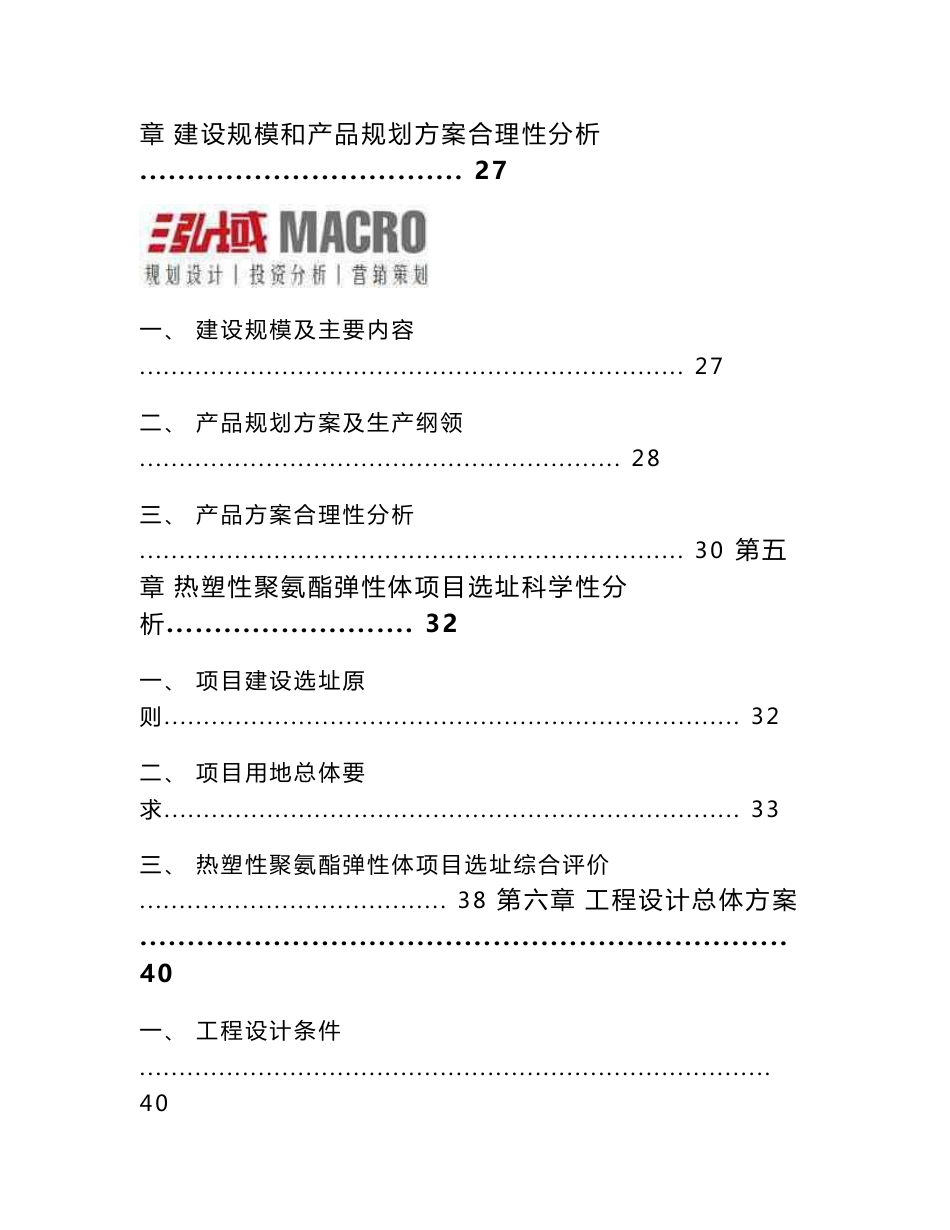 热塑性聚氨酯弹性体投资项目可行性研究报告_第3页