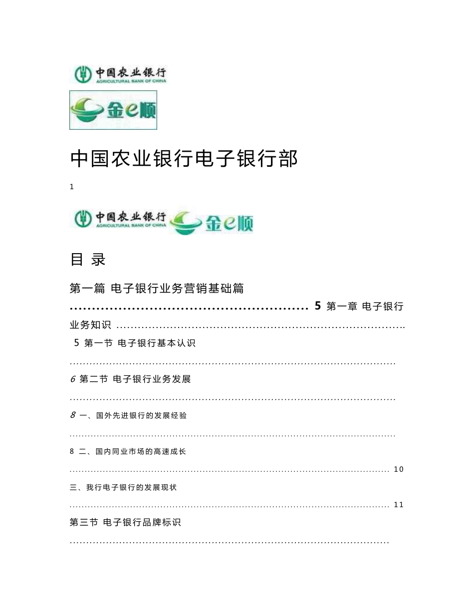 电子银行业务营销手册_第1页