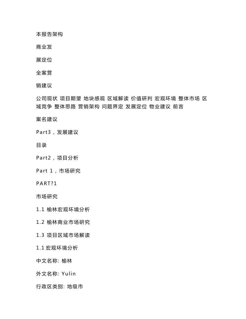 陕西榆林商业项目定位报告_第2页