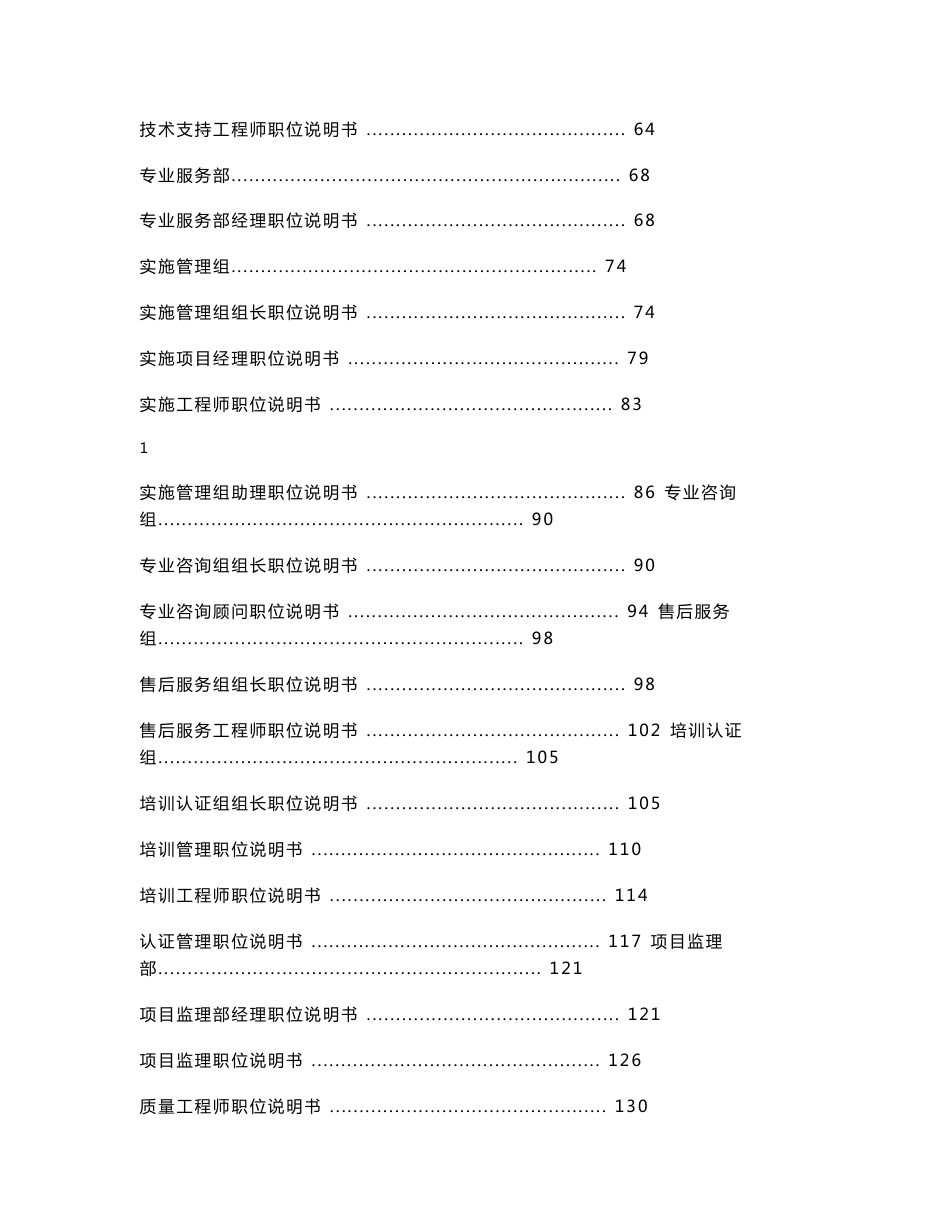 大型上市公司职位说明书汇编【共220份岗位说明书】_第2页