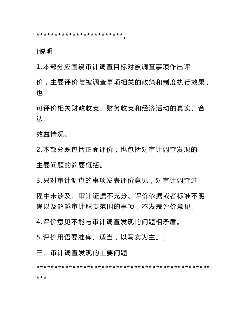 专项审计调查报告模板_第3页