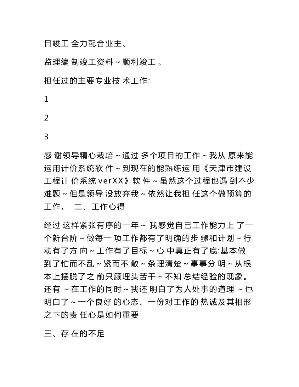 市政道路个人工作总结_第2页