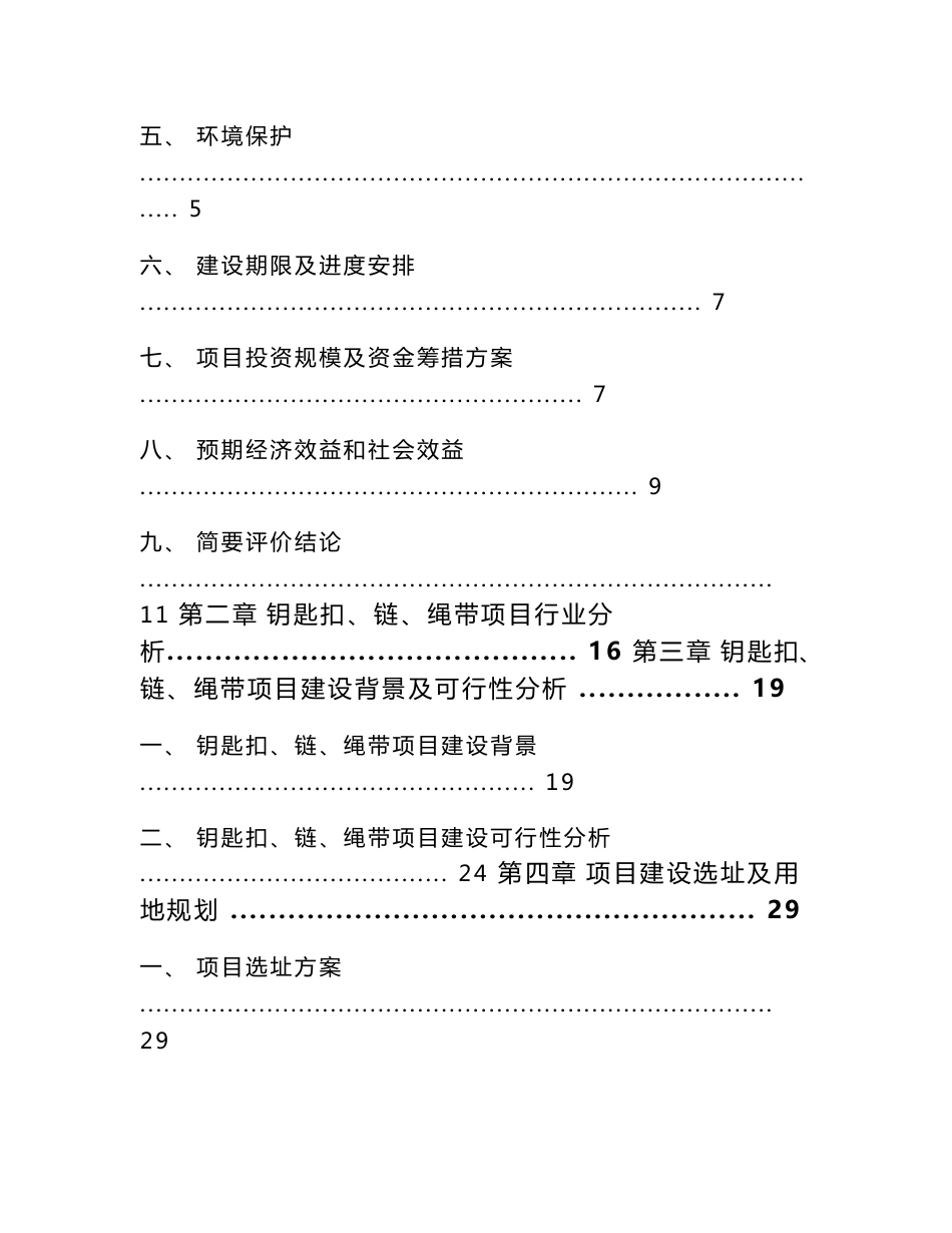 钥匙扣、链、绳带项目申请报告_第2页