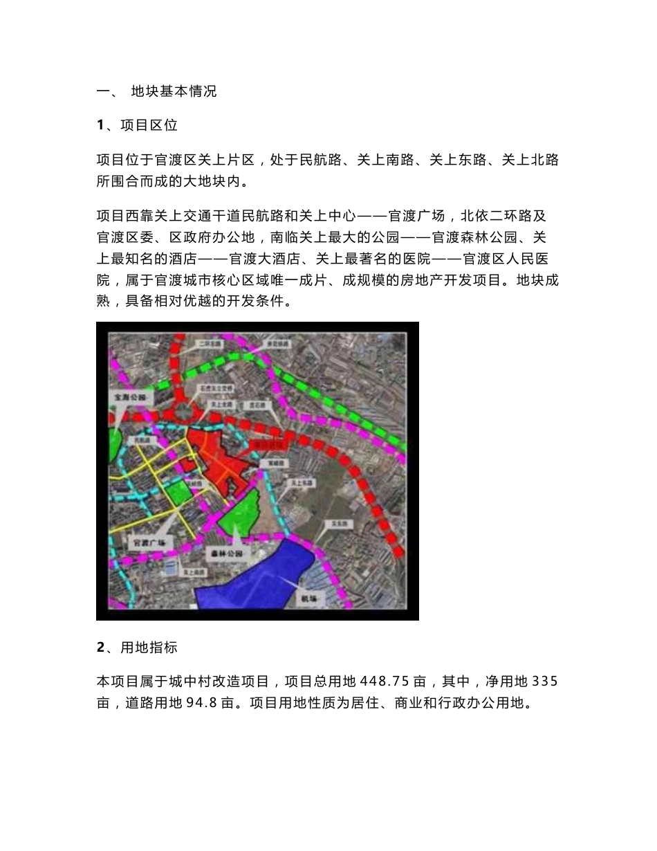 关坡村项目定位分析报告_第1页