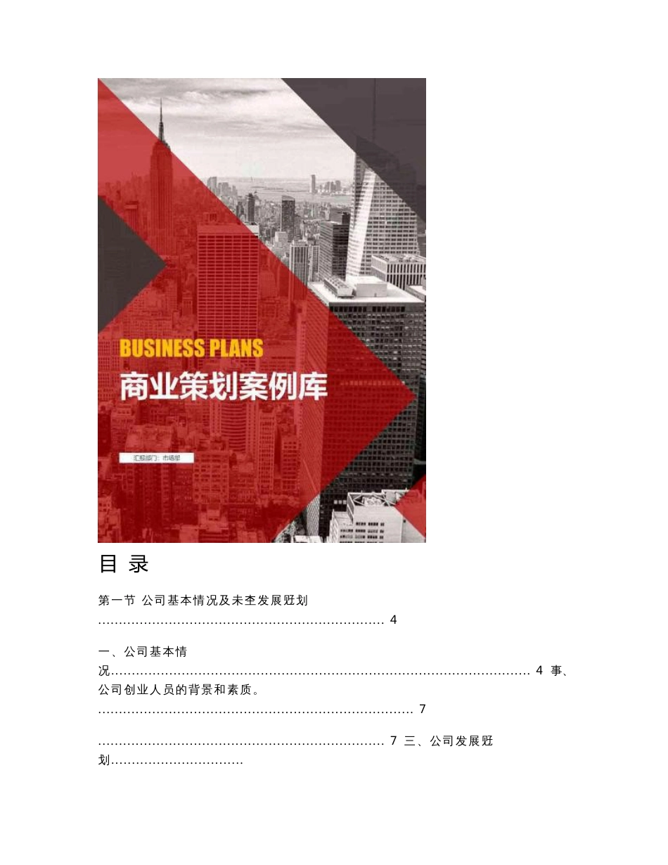 信息技术公司商业计划书_第1页