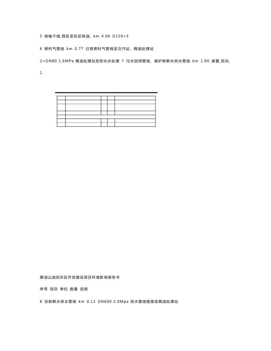 黑油山油田东区开发建设项目环境影响报告书_第3页