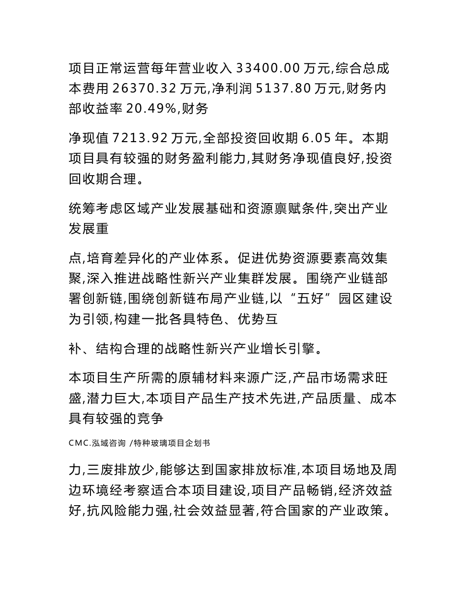 特种玻璃项目企划书-模板_第2页
