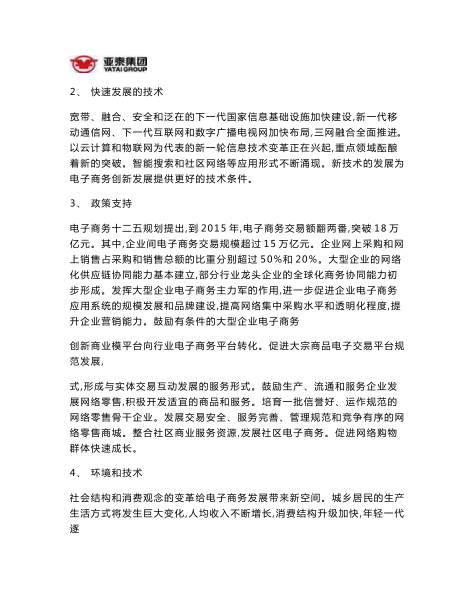 亚泰集团电子商务项目建设及运营方案.doc_第2页