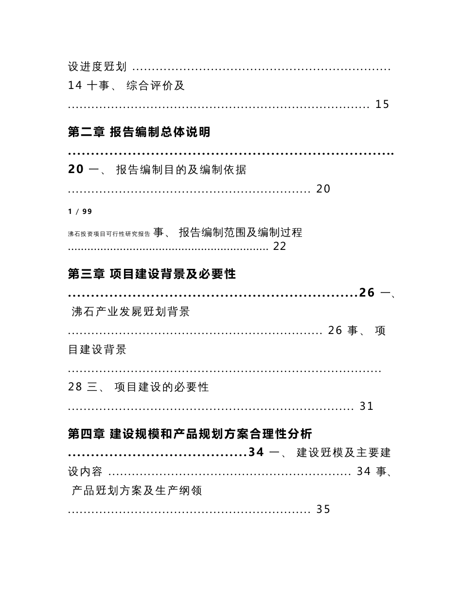 沸石投资项目可行性研究报告_第2页