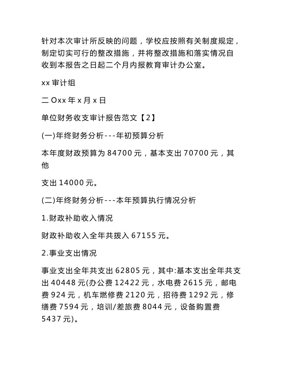 财政财务收支审计报告模板_第3页