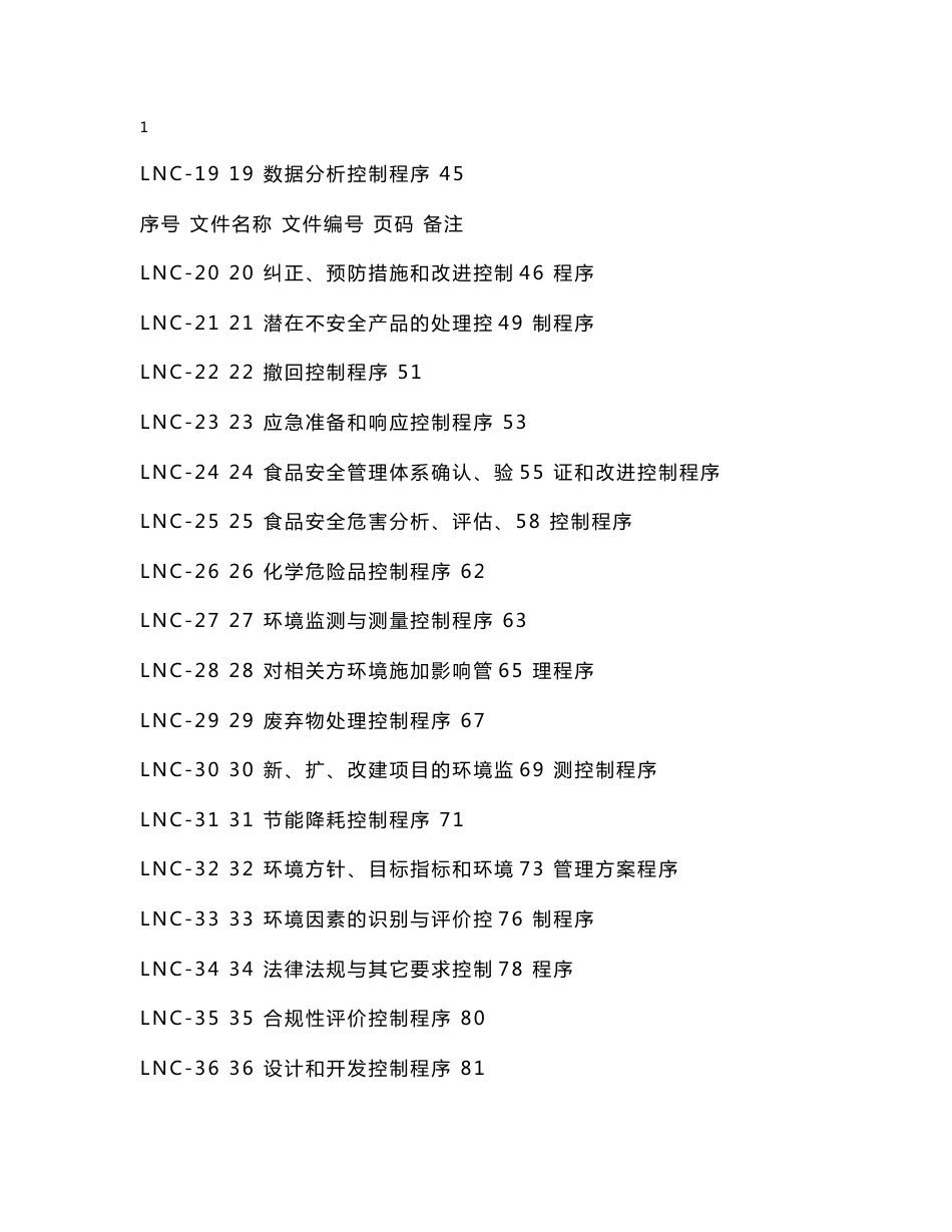 质量环境食品安全程序文件_第2页