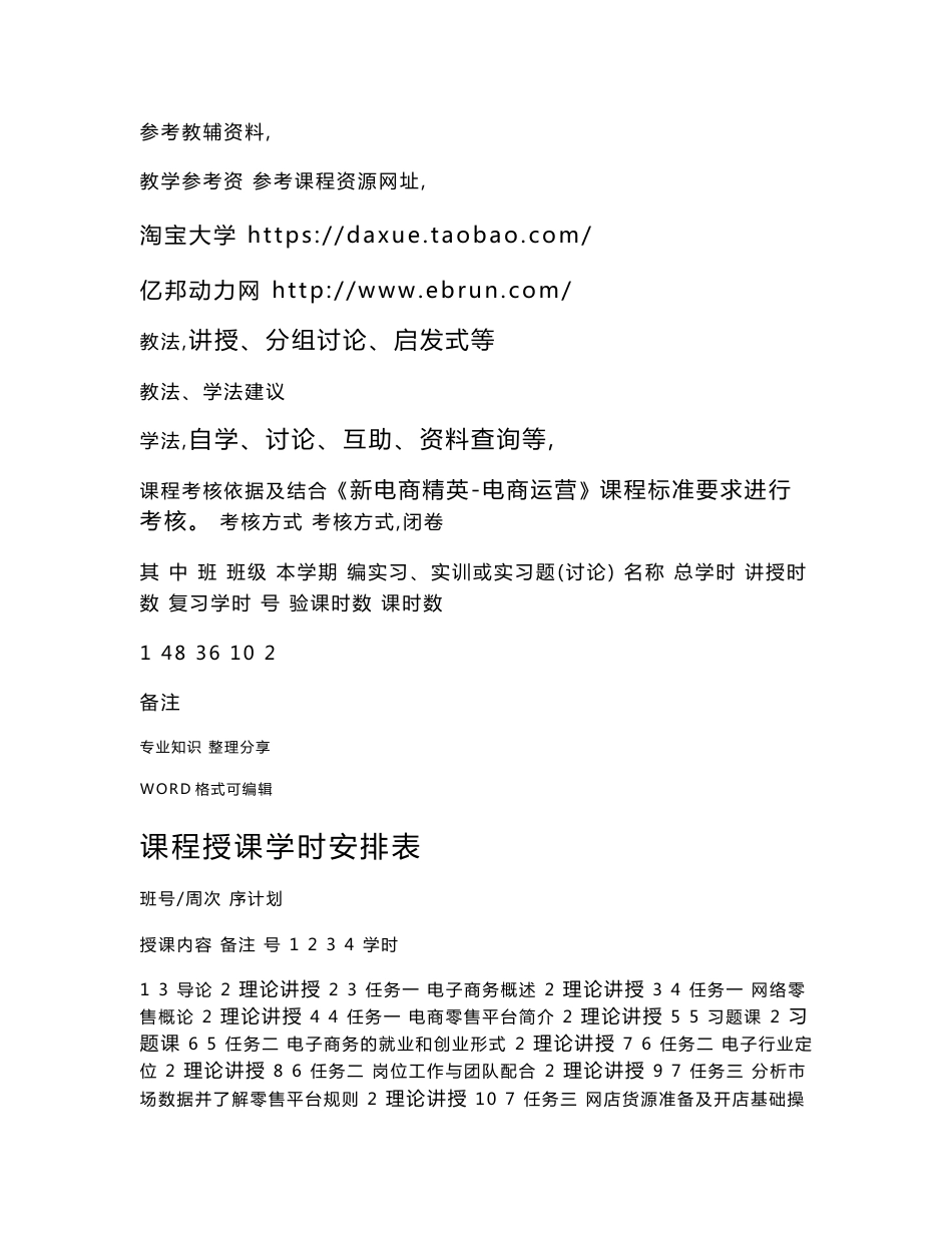 电商运营教学案_第2页