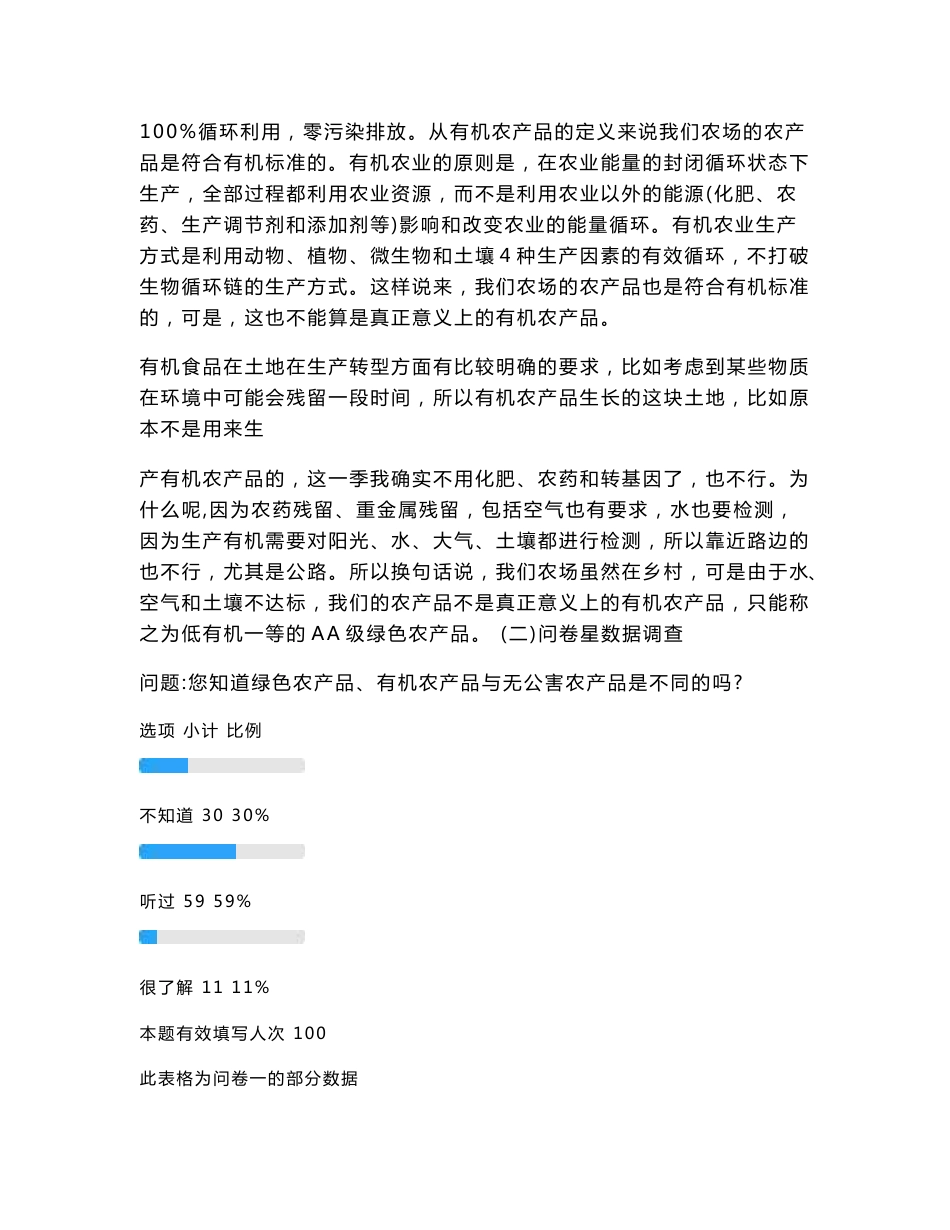 关于有机农产品的调研报告_第3页