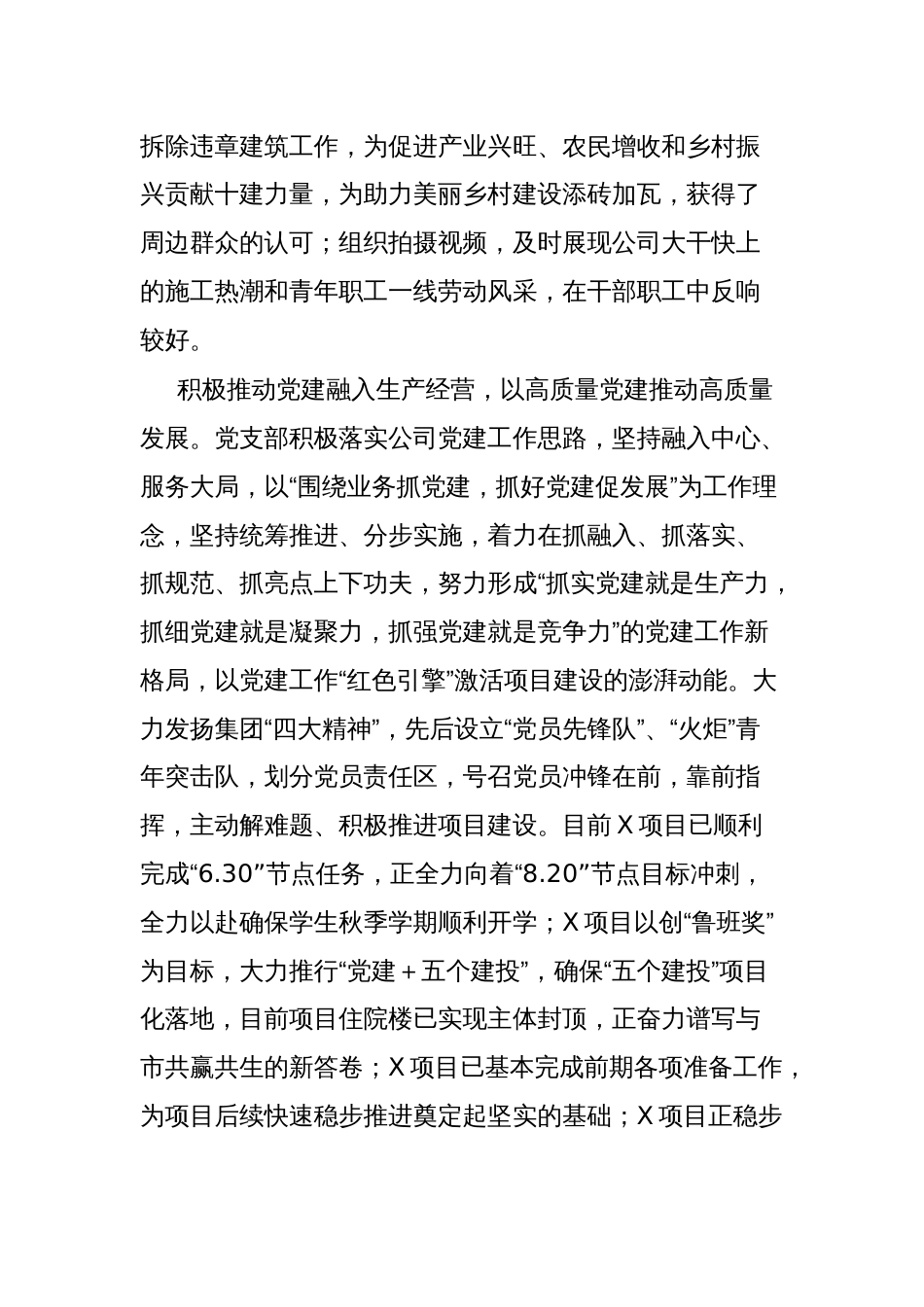 国企公司党支部2023年工作总结及2024年工作计划_第3页