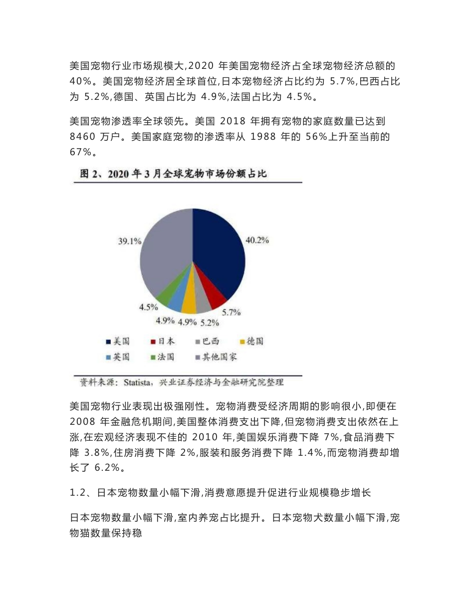 宠物行业深度报告-它经济”兴起，宠物用品行业空间广阔_第2页