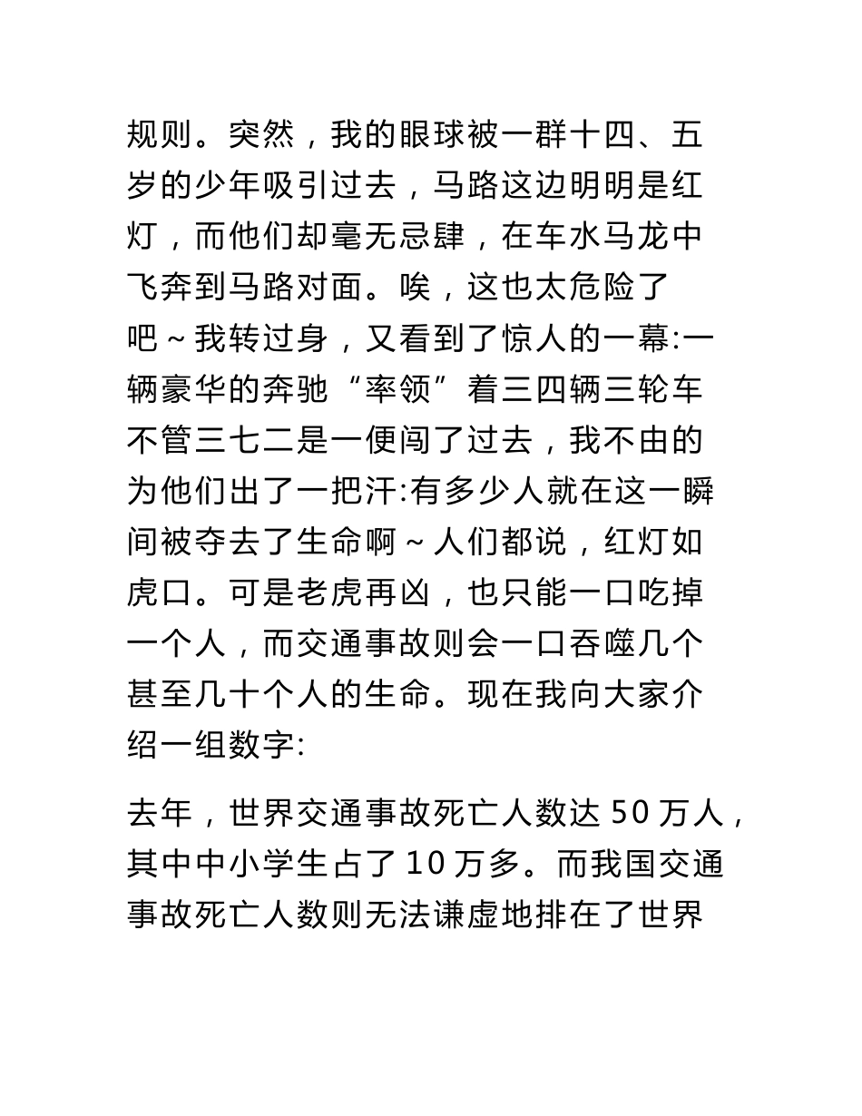 交通安全调查报告_第3页