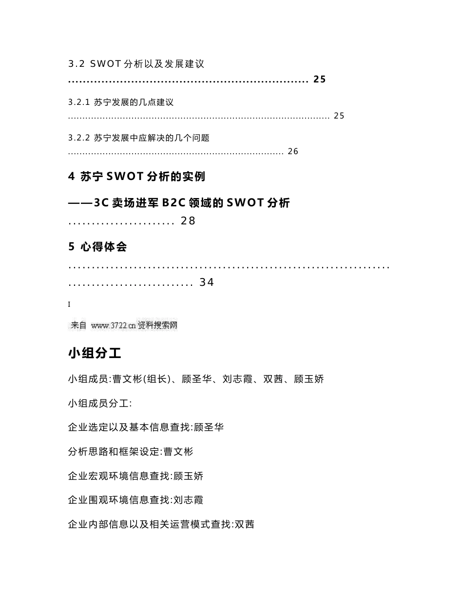 苏宁电器SWOT分析市场营销案例分析_第3页