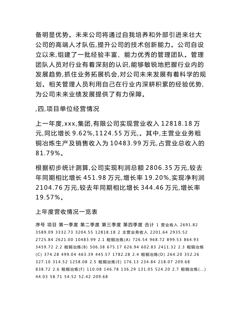 粗铜冶炼项目立项申请报告范文_第3页