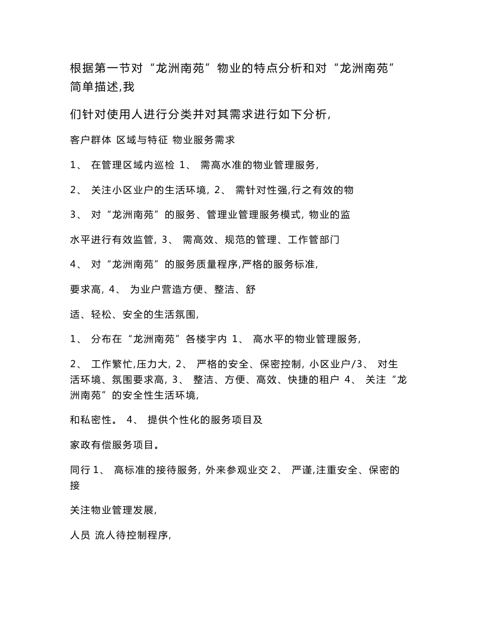 安置房项目物业管理服务投标文件（技术标）_第3页