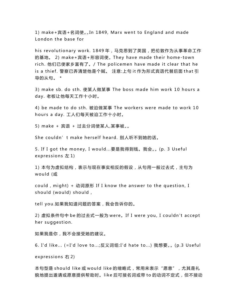 高二英语下册知识点复习教案全套_第3页