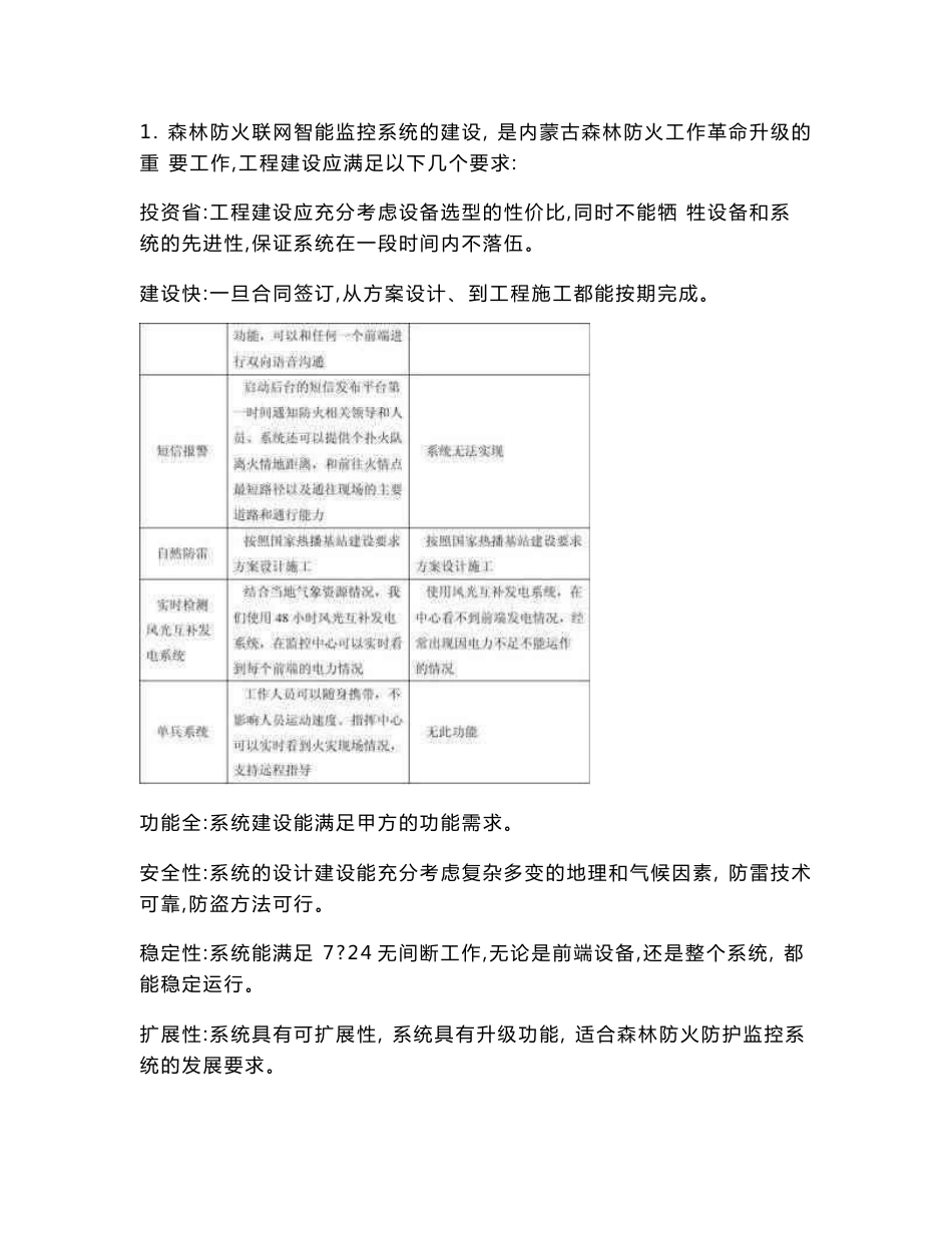 森林防火智能分析无线传输监控系统方案剖析_第3页