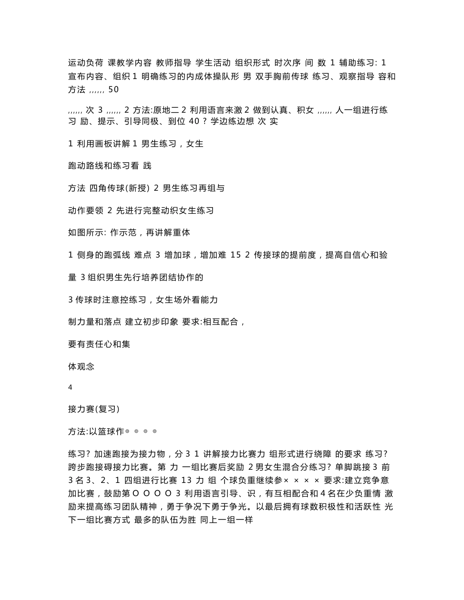 高中体育教案全集_第3页