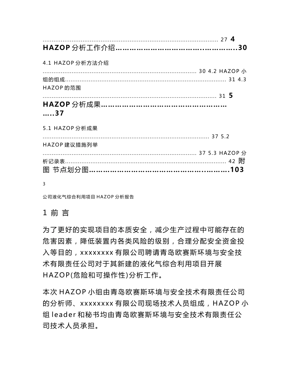 HAZOP分析报告模板_第3页